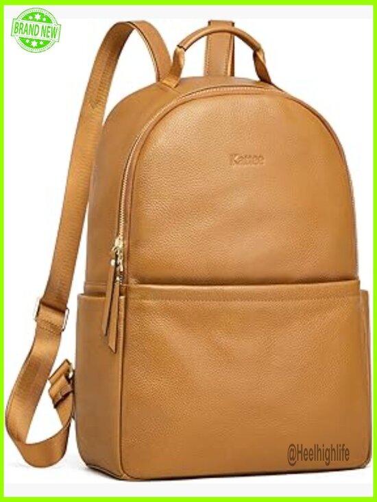 Genuine Leather Backpack Purse Anti-Theft Daypack Work Casual Travel main image 7